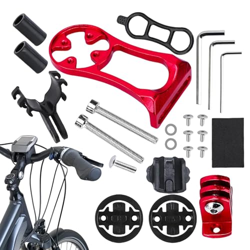 Fahrrad-Computer-Halterung – Aluminiumlegierung, stabile Lenker-Außenhalterung für Fahrräder, multifunktionale Adapterbasis, leichtes Fahrradzubehör für Action-Kameras Fahrrad-Computer-Halterung – Aluminiumlegierung, stabile Lenker-Außenhalterung für Fahrräder, multifunktionale Adapterbasis, leichtes Fahrradzubehör für Action-Kameras von Generic