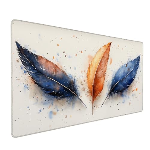 Feder Mauspad XXL 1500x800x3mm, Graffiti Mousepad Gaming, Schreibtischunterlage mit rutschfeste Gummibasis, Verbessert Präzision und Geschwindigkei Wasserdicht und Langlebig Desk Mat für PC 8-7550 Feder Mauspad XXL 1500x800x3mm, Graffiti Mousepad Gaming, Schreibtischunterlage mit rutschfeste Gummibasis, Verbessert Präzision und Geschwindigkei Wasserdicht und Langlebig Desk Mat für PC 8-7550 von Generic