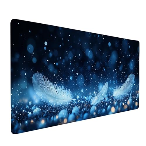 Feder Mauspad XXL 1500x800x3mm, Kunst Mousepad Gaming, Schreibtischunterlage mit rutschfeste Gummibasis, Verbessert Präzision und Geschwindigkei Wasserdicht und Langlebig Desk Mat für Büro PC 8-3198 Feder Mauspad XXL 1500x800x3mm, Kunst Mousepad Gaming, Schreibtischunterlage mit rutschfeste Gummibasis, Verbessert Präzision und Geschwindigkei Wasserdicht und Langlebig Desk Mat für Büro PC 8-3198 von Generic