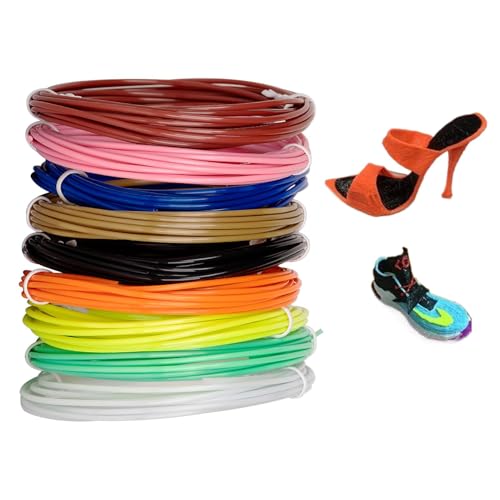 Filament Nachfüllpack für Druckstift, 3D-Druckstift-Nachfüllungen | 10 Fuß 1,75 mm Filament Nachfüllungen für 3D-Druck, Drucknachfüllfaden mit präziser Anpassung Filament Nachfüllpack für Druckstift, 3D-Druckstift-Nachfüllungen | 10 Fuß 1,75 mm Filament Nachfüllungen für 3D-Druck, Drucknachfüllfaden mit präziser Anpassung von Generic
