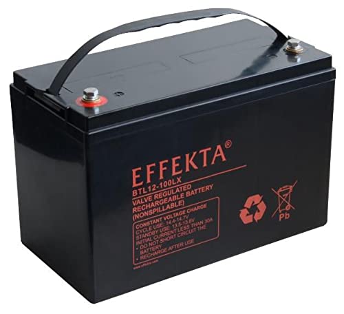 Florsol Effekta AGM Akku Batterie Typ BTL12-100 12V 100Ah Innengewinde M8 von BCANT