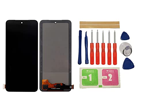 Flügel für Xiaomi Redmi Note 11S 2201117SG 2201117SI 2201117SY 6.43" AMOLED Display LCD Ersatzdisplay Schwarz Touchscreen Digitizer Bildschirm Assembly (ohne Rahmen) Ersatzteile von Generic