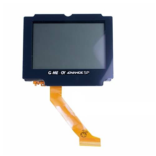 Für Game Boy Advance SP GBA SP AGS 001 Bildschirm LCD OEM für GBA SP Bildschirm Ersatzteile, Schwarz von Generic