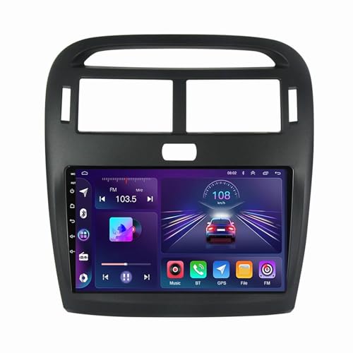 Für LS430 2000-2006 Android 12 9 Zoll Autoradio Touchscreen mit Carplay Android Auto BT 5.0 MirrorLink FM AM DSP GPS Navigator RDS DVR DAB Lenkradsteuerung Rückfahrkamera (A,M100S) von Generic