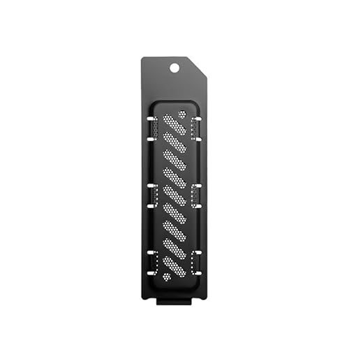 Für PS5 Slim - SSD-Kühlkörperabdeckung M.2 NVMe SSD-Kühlkörper-Kühler-Staubschutz, NVMe SSD-Erweiterungssteckplatz Kühler-Staubschutz für PS5 Slim (schwarz) von Generic