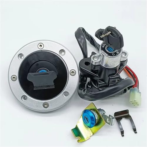 Für Suzuki Für DL1000 Für V-Strom 2002 2003 2004 2005 2006 2007-2012 Für GSX1400 2002-2007 Zündschloss Tankdeckelschloss-Set von Generic