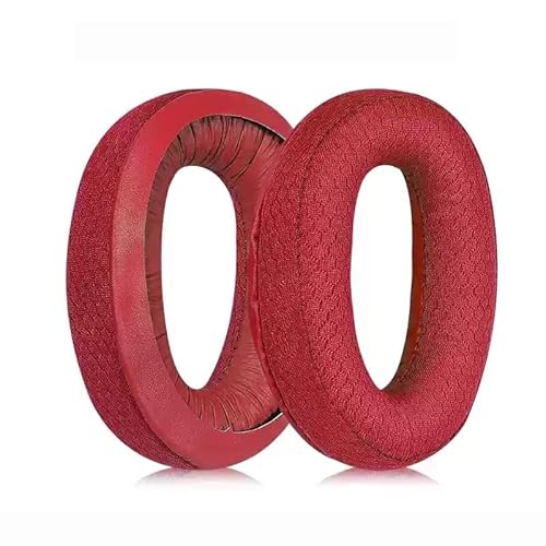 GSP300 Ersatz-Ohrpolster, passend für Sennheiser GSP301 GSP302 GSP303 GSP350 GSP370 GSP 300 301 302 303 350 370 Kopfhörer (rotes Netz) von Generic