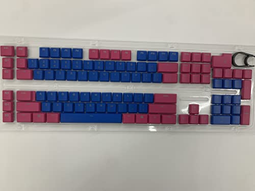 Geeignet für Logitech G915TKL G915 G815 Tastatur-Tastenkappen, 111 Tasten. Ersatz-Tastenkappen Mechanische Gaming-Tastatur… (Pink und Blau) von Generic