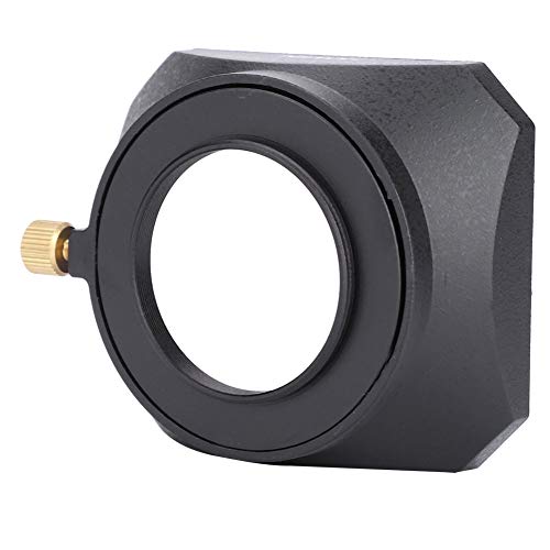 Gegenlichtblende, Schwarzer Kunststoff-Gegenlichtblende-Objektivdeckel mit Geringem Gewicht für DV-Camcorder (40.5MM) von Generic