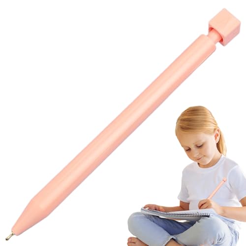 Gel Ink Pen 0,5 mm - weicher schwarzer Schreibstift mit drehbarer Kappe, bequeme Schreibmappe für Studenten, schnell trocknende Tinte, schmutzabweisend, lustiges Anti-Stresswerkzeug für die Schule, L von Generic