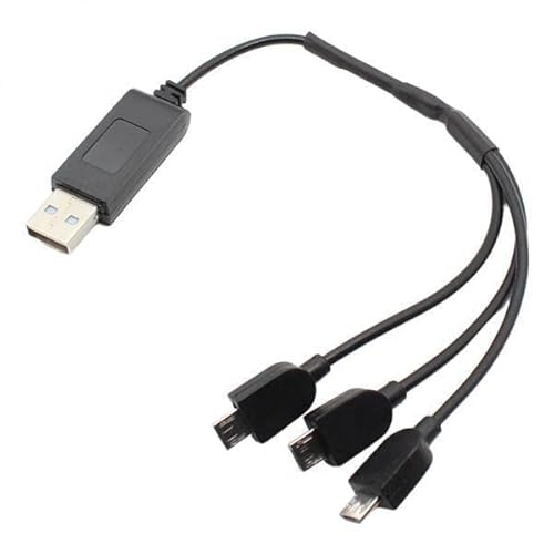 Generic 4X DC37V USB Ladekabel Schnellladeadapter für Wltoys XK K127 RC Drohne von Generic