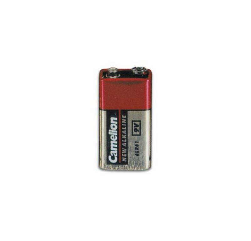 Generic ALKALI-MANGAN - 9-V-BLOCK - 500 mAh (1 St. / Schrumpffolie) Batterie, (1 St) von Generic