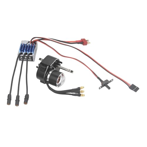 Generic Bürstenloser Motor Full Metal Gearbox ESC Combo Elektrische Speed Controller für 1/12 RC -Auto -RC -Zubehör für MN99S MN82 MN168, Schwarz Sm3.0 Generic Bürstenloser Motor Full Metal Gearbox ESC Combo Elektrische Speed Controller für 1/12 RC -Auto -RC -Zubehör für MN99S MN82 MN168, Schwarz Sm3.0 von Generic