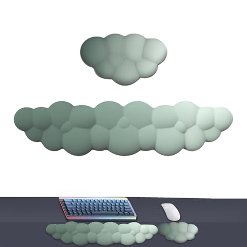 Generic Cloud-Handgelenkauflage für Tastatur,Cloud-Tastatur-Handgelenkauflage,2 Stück Cloud-Handballenauflage - Bequeme Handgelenkauflage aus Memory-Schaum, Cloud-Handballenauflage, rutschfeste von Generic