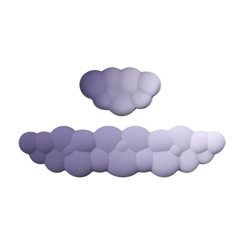 Generic Cloud-Maus-Handgelenkauflage,Cloud-Handgelenkauflage-Tastatur | 2 Stück bequeme Handgelenkauflage aus Memory-Schaum - Schreibtisch-Wolken-Handgelenkpolster, niedliche Tastaturauflage, von Generic