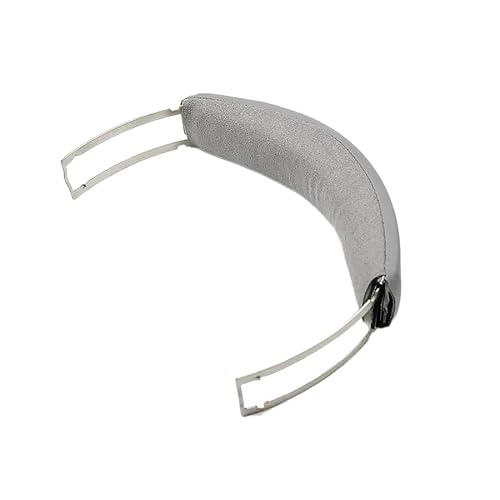 Generic Ersatz-Kopfbügel-Bügel-Federstahlbogen für Bose QuietComfort QC35 QC45 Kopfhörer-Reparaturteile (silberfarbenes Kissen-Set) von Generic