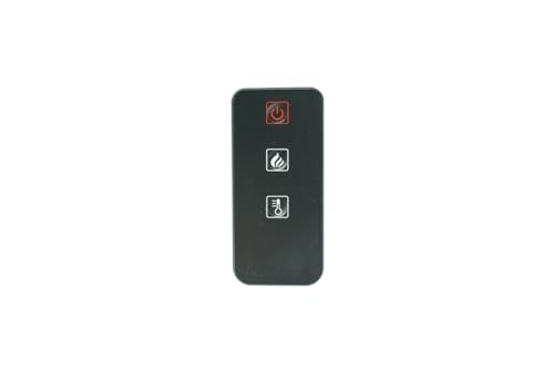 Generic Fernbedienung passt nur für Belleze 050-HA-50098 050-HA-50117 & Canvas Peyton 064-3181-8 3D elektrische Infrarot-Kamin-Raumheizung, schwarz Generic Fernbedienung passt nur für Belleze 050-HA-50098 050-HA-50117 & Canvas Peyton 064-3181-8 3D elektrische Infrarot-Kamin-Raumheizung, schwarz von Generic