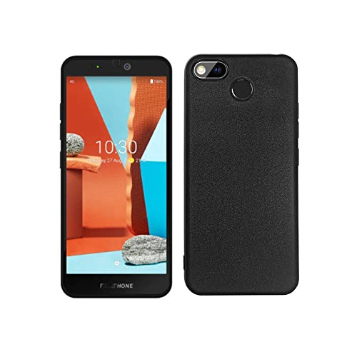 Generic Fixgut Handyhülle kompatibel mit Fairphone 3 und Fairphone 3 Plus, weiche TPU-Schutzhülle – Schwarz von Generic