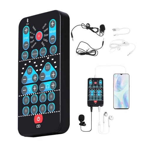 Handheld-Sprachwechsler, Handheld-Soundkarte - Multifunktionales Sound-Changer-Gerät mit 8 Soundeffekten - Externer -Sprachwechsler, multifunktionales Klangwechslergerät, Sprachverzerrer Handheld-Sprachwechsler, Handheld-Soundkarte - Multifunktionales Sound-Changer-Gerät mit 8 Soundeffekten - Externer -Sprachwechsler, multifunktionales Klangwechslergerät, Sprachverzerrer von Generic