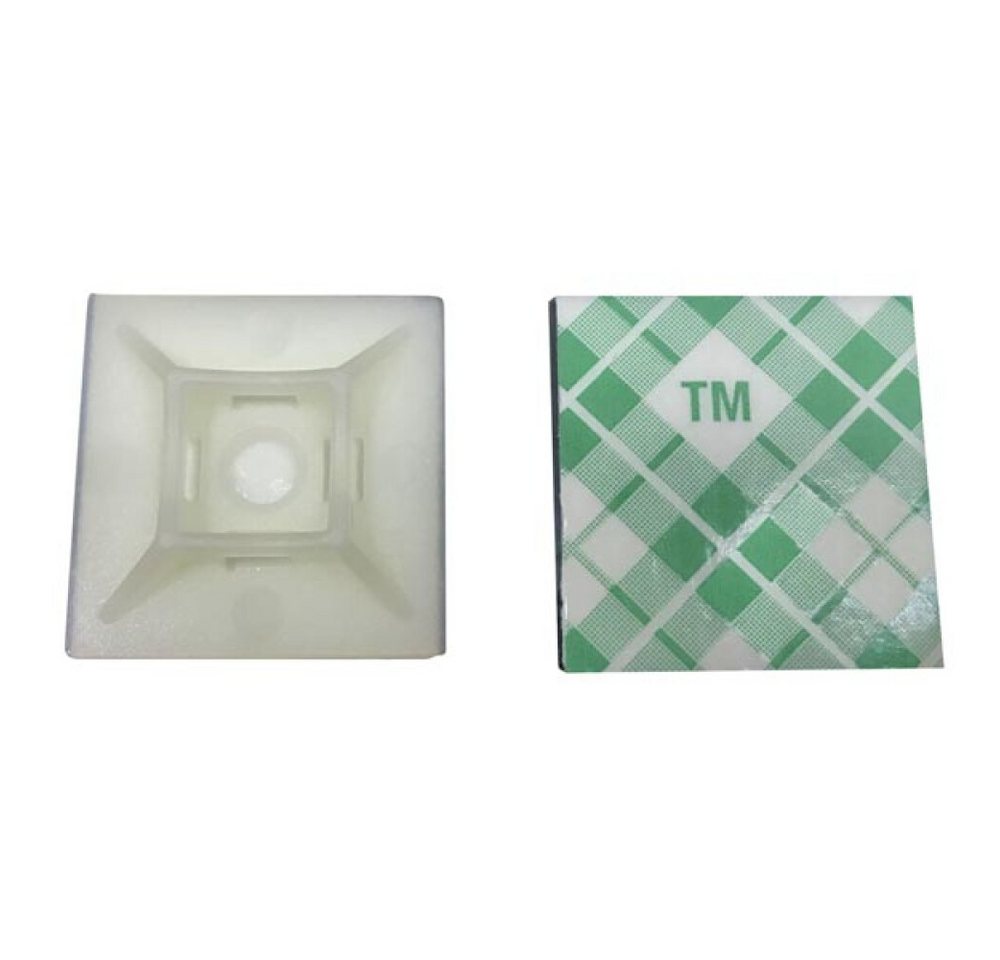 Generic Kabelbinder SELBSTKLEBENDE KABELPLATTE FÜR KABELBINDER (NICHT MITGELIEFERT) (1-St) von Generic