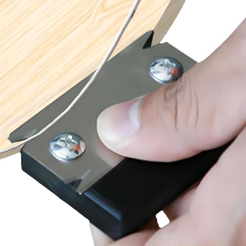 Generic Kantenbandschneider - Handhobelmaschine für Grate, Winkelhobel aus Kohlenstoffstahl, wasserdichter Bakelit-Griff, tragbarer Hobel für Holz, ABS, Furnier, PVC von Generic