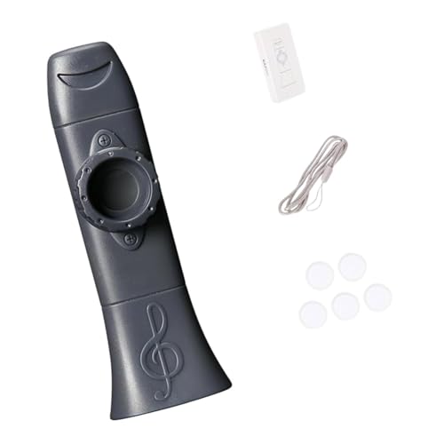 Generic Kazoo Leicht zu Erlernen Ein Verstellbarer Ton Oraler Flöte für Musikliebhaber Kinder Geigen Klavier, Grau von Generic