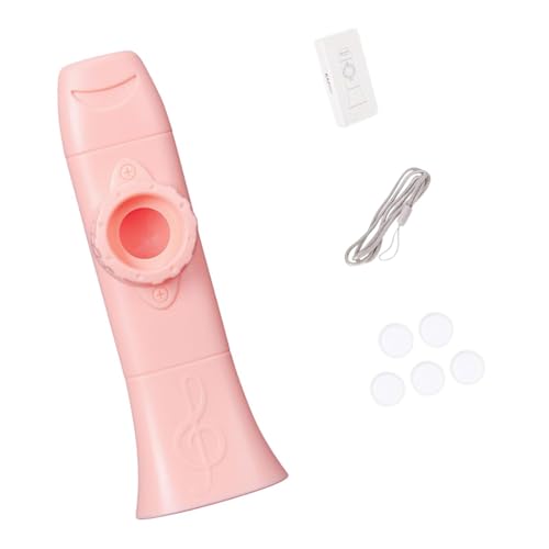Generic Kazoo Leicht zu Erlernen Ein Verstellbarer Ton Oraler Flöte für Musikliebhaber Kinder Geigen Klavier, Rosa von Generic