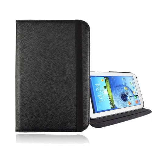 Generic Tablet Leder Flip Case für Samsung Galaxy Note Pro & Tab Pro (SM-P900/T900/T905) 12,2 Zoll, 360 Grad drehbarer Ständer Case Vollschutzhülle Schwarz von Generic
