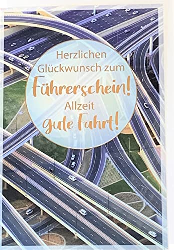 Glückwunschkarte zum Führerschein - Allzeit gute Fahrt! von Generic