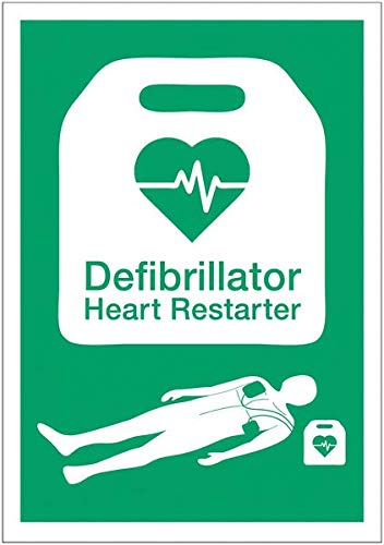 Gut Sichtbares Schild Für Defibrillator-Neustart Warnschild Blechschild Retro Deko Blechschild Vintage-Dekoration Dekoschild Für Cafe Garten Wohnzimmer M Gut Sichtbares Schild Für Defibrillator-Neustart Warnschild Blechschild Retro Deko Blechschild Vintage-Dekoration Dekoschild Für Cafe Garten Wohnzimmer M von Generic