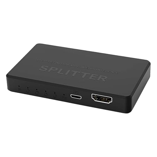 HD-Adapter für TV, Multi-Port, HD-Adapter für TV, 4K-Splitter, 1 Eingang, 4 Ausgänge, Kabelsplitter, HD 4K, 30 Hz, 1 in 4 Ausgänge, für Projektor, Computermonitor HD-Adapter für TV, Multi-Port, HD-Adapter für TV, 4K-Splitter, 1 Eingang, 4 Ausgänge, Kabelsplitter, HD 4K, 30 Hz, 1 in 4 Ausgänge, für Projektor, Computermonitor von Generic