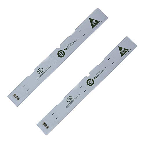 HUAYUWA LED-Lampenleiste passend für Haier BCD-575WDBI 0064001827 Kühlschrank, 2 Stück von Generic