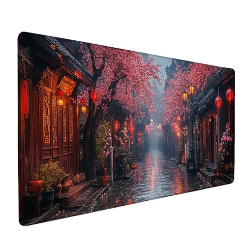 HäUser Gaming Mauspad XXL 1000x500x3mm, Schreibtischunterlage Baum Mousepad Groß mit Vernähten Kanten, Rutschfester Gummibasis Mauspad Gaming XXXL Desk Mat, Mouse Pad Groß für Büro, PC, Zuhause 7-3421 HäUser Gaming Mauspad XXL 1000x500x3mm, Schreibtischunterlage Baum Mousepad Groß mit Vernähten Kanten, Rutschfester Gummibasis Mauspad Gaming XXXL Desk Mat, Mouse Pad Groß für Büro, PC, Zuhause 7-3421 von Generic