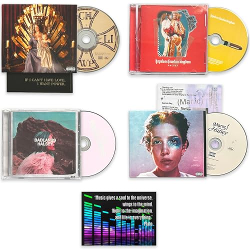 Halsey Complete CD Discography: Badlands / Hopeless Fountain Kingdom/ Manic / If I Can't Have Love I Want Power / + Including Bonus Art Card Halsey Complete CD Discography: Badlands / Hopeless Fountain Kingdom/ Manic / If I Can't Have Love I Want Power / + Including Bonus Art Card von Generic