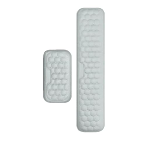 Handballenauflage für Tastatur, Tastaturauflage, 2-teilige bequeme Handgelenkauflage aus Memory-Schaum | Ergonomische Mauspad- und Tastatur-Set, rutschfeste -Handgelenkauflage, t von Generic
