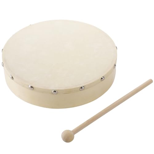 Handgehaltene Trommel, musikalisches Schlagzeug -Percussion -Instrument | 10 Zoll 8 Zoll Kindertrommel, Musikinstrumente für Erwachsene Erwachsene Erwachsene Handgehaltene Trommel, musikalisches Schlagzeug -Percussion -Instrument | 10 Zoll 8 Zoll Kindertrommel, Musikinstrumente für Erwachsene Erwachsene Erwachsene von Generic