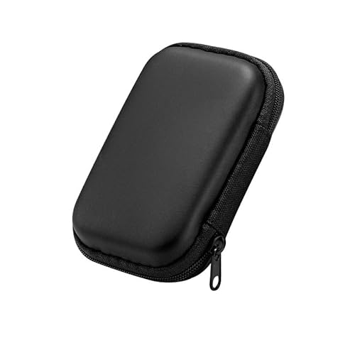 Handheld Spielkonsole Tasche,Hartschalenkoffer für Miyoo Mini Plus/ANBERNIC RG35XX,Tragbare Aufbewahrungstasche Tragetasche Spielzubehör (Schwarz) von Generic