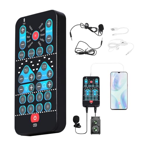 Handheld-Sprachwechsler, Handheld-Soundkarte - Multifunktionaler Soundwechsler Mit 8 Festen Soundeffekten,Tragbarer Plug-and- -Sprachverzerrer Für Musikstudio, Mobiltelefon Handheld-Sprachwechsler, Handheld-Soundkarte - Multifunktionaler Soundwechsler Mit 8 Festen Soundeffekten,Tragbarer Plug-and- -Sprachverzerrer Für Musikstudio, Mobiltelefon von Generic