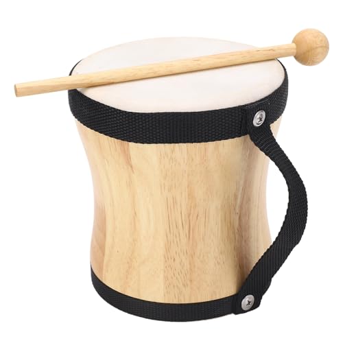 Handtrommel, Handtrommeln für Erwachsene mit Stock-Schaffell-Trommeloberseite, Bongos für Erwachsene für Auftritte, Partys und Musikfestivals (BLACK) von Generic