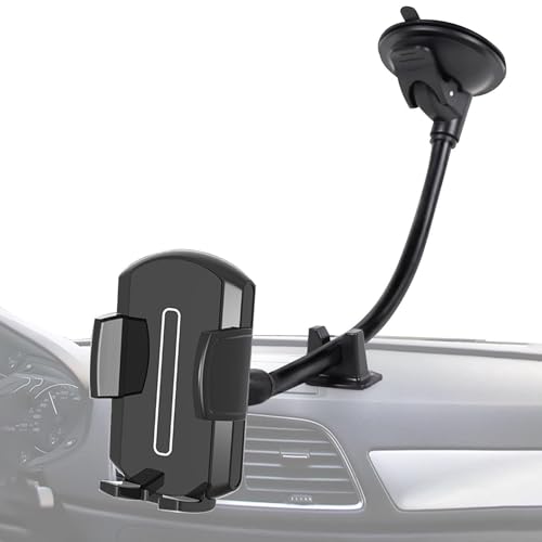 Handy-Autohalterung mit Saugnapf, um 360 Grad drehbar, Saugnapf, automatische Verriegelung, Unterstützung für Navigationsgeräte von Generic