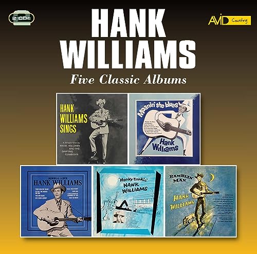 Hank Williams - Five Classic Albums - Hank Williams Sings / Moanin' The Blues / Memorial Album / Honky Tonkin / Ramblin' Man - 2 CD von Generic