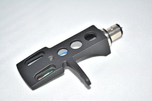 Headshell (Schwarz), Mit Goldfarbenen Anschlüssen für Denon DP 500 M, DP 300F SP, PD 60L, DP, A100, DP 1300 MK2, DP, 1100, 1200, 1250, Displayport, DP Tonearms Plattenspieler von Generic