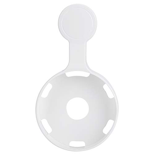 Home Mini Wall Mount Bracket Outlet Lautsprecher Stand Halter Einfach Installieren Sie Keine Werkzeuge Platz sparen kompaktes Design weiß schwarz 7.2x4.1x1.1in (Weiß) von Generic