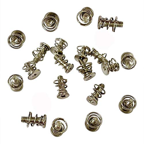 Huayuwa 20 Stück M2 x 7 mm Federschrauben GPU Grafikkarte Rückplatte Kühlkörper Schrauben Huayuwa 20 Stück M2 x 7 mm Federschrauben GPU Grafikkarte Rückplatte Kühlkörper Schrauben von Generic
