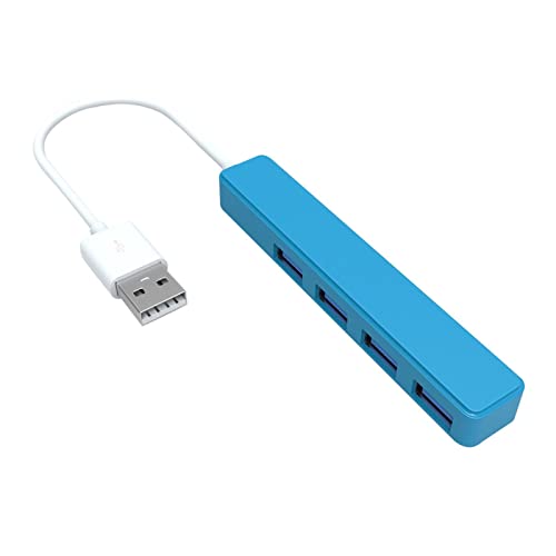 Hub 4-Port Hub Port Erweiterung mit 5V Power USB Daten für USB 2.0 USB Splitter Micro VuK593 von Generic