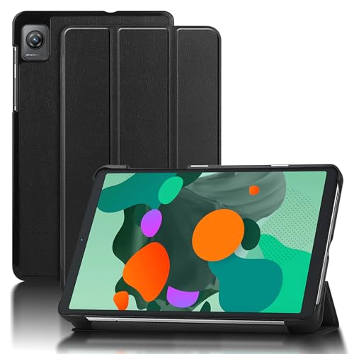 Hülle Kompatibel für Blackview Tab60 Tasche (8,68 Zoll) aus Leder, Schutzhülle für Tablet PC Intelligenter Standby-Modus, Rückseite aus PC + Vorderseite aus Leder von Generic