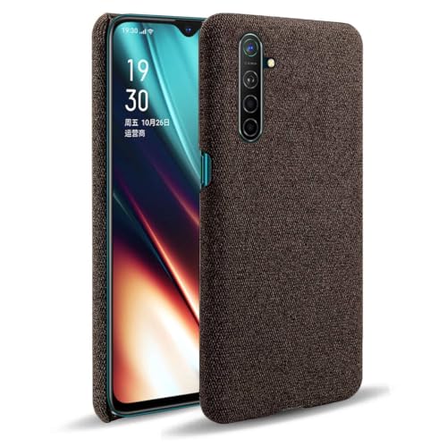 Hülle für Oppo K5,Leinwand Muster Design,Schlankes Design mit griffiger Oberfläche,Stoß und Kratzfeste Gewebestruktur-Brown Hülle für Oppo K5,Leinwand Muster Design,Schlankes Design mit griffiger Oberfläche,Stoß und Kratzfeste Gewebestruktur-Brown von Generic