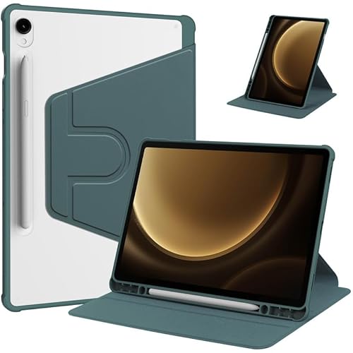 Hülle für Samsung Galaxy Tab S10+ Plus 2024/ S9 FE+/ S9+ Plus 2023 12,4 Zoll, 360 drehbares Smart Flip Cover, Slim-Fit Tablet Cover Case Auto Sleep/Wake Hülle für Samsung Galaxy Tab S10+ Plus 2024/ S9 FE+/ S9+ Plus 2023 12,4 Zoll, 360 drehbares Smart Flip Cover, Slim-Fit Tablet Cover Case Auto Sleep/Wake von Generic