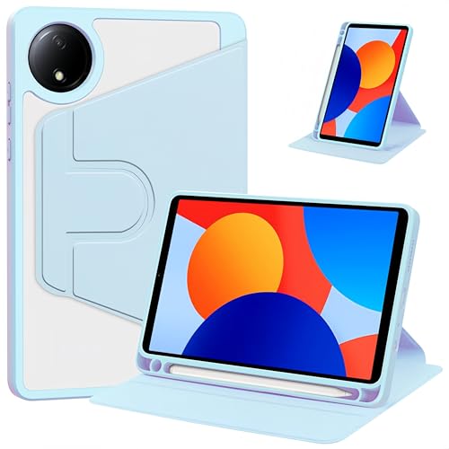 Hülle für Xiaomi Redmi Pad SE 8.7 Zoll 2024 Cover mit klarer transparenter Rückseite Shell Cover mit 360 drehbarem Ständer Auto Wake/Sleep,Ultra-dünne Flip Schutzhülle Hülle für Xiaomi Redmi Pad SE 8.7 Zoll 2024 Cover mit klarer transparenter Rückseite Shell Cover mit 360 drehbarem Ständer Auto Wake/Sleep,Ultra-dünne Flip Schutzhülle von Generic
