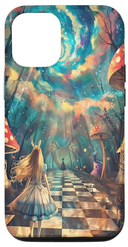Hülle für iPhone 13 Alice im Wunderland Rainbow Trippy von Generic